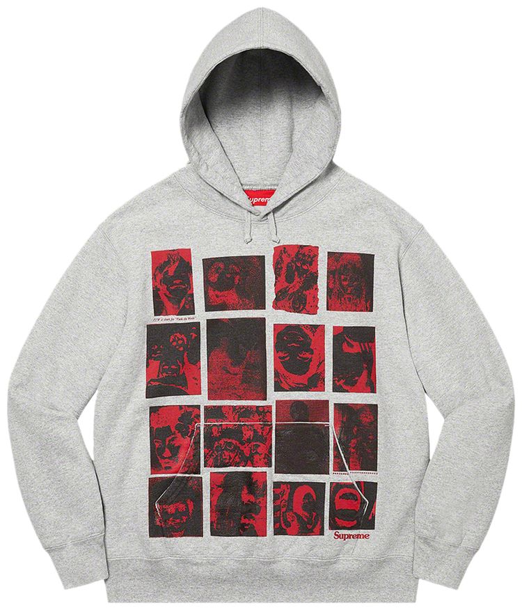 Buy Supreme Collage Grid Hooded Sweatshirt 