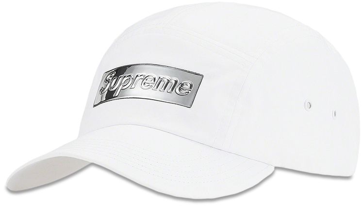 Supreme Mirror Camp Cap White