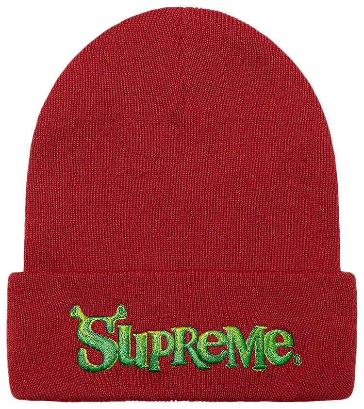 Supreme Shrek Beanie Cardinal