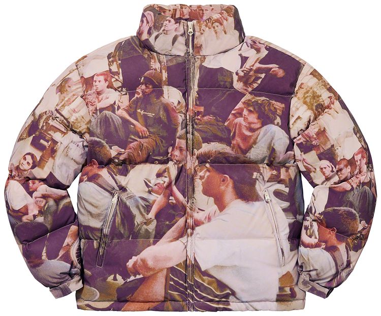 Supreme Lafayette Reflective Down Jacket Multicolor