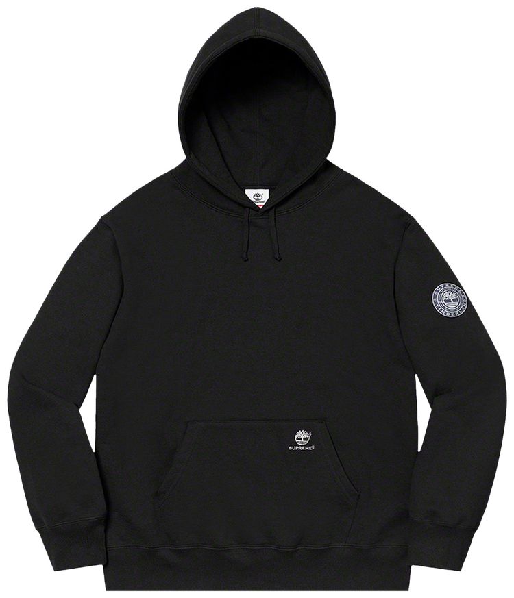 Supreme x Timberland Hooded Sweatshirt Black