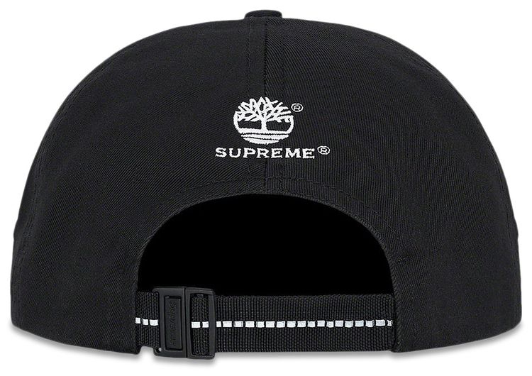 Supreme x Timberland 6 Panel Black