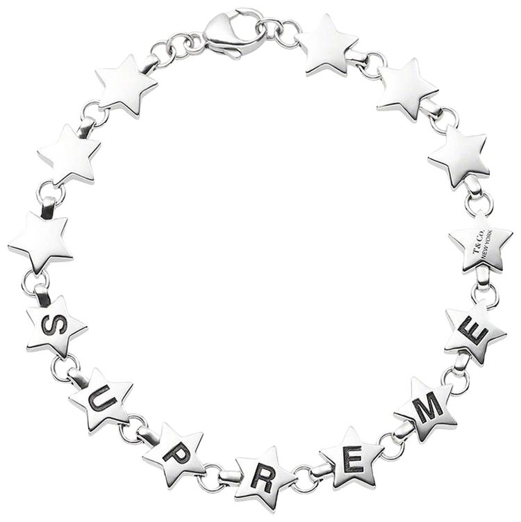 Supreme x Tiffany  Co Star Bracelet Silver