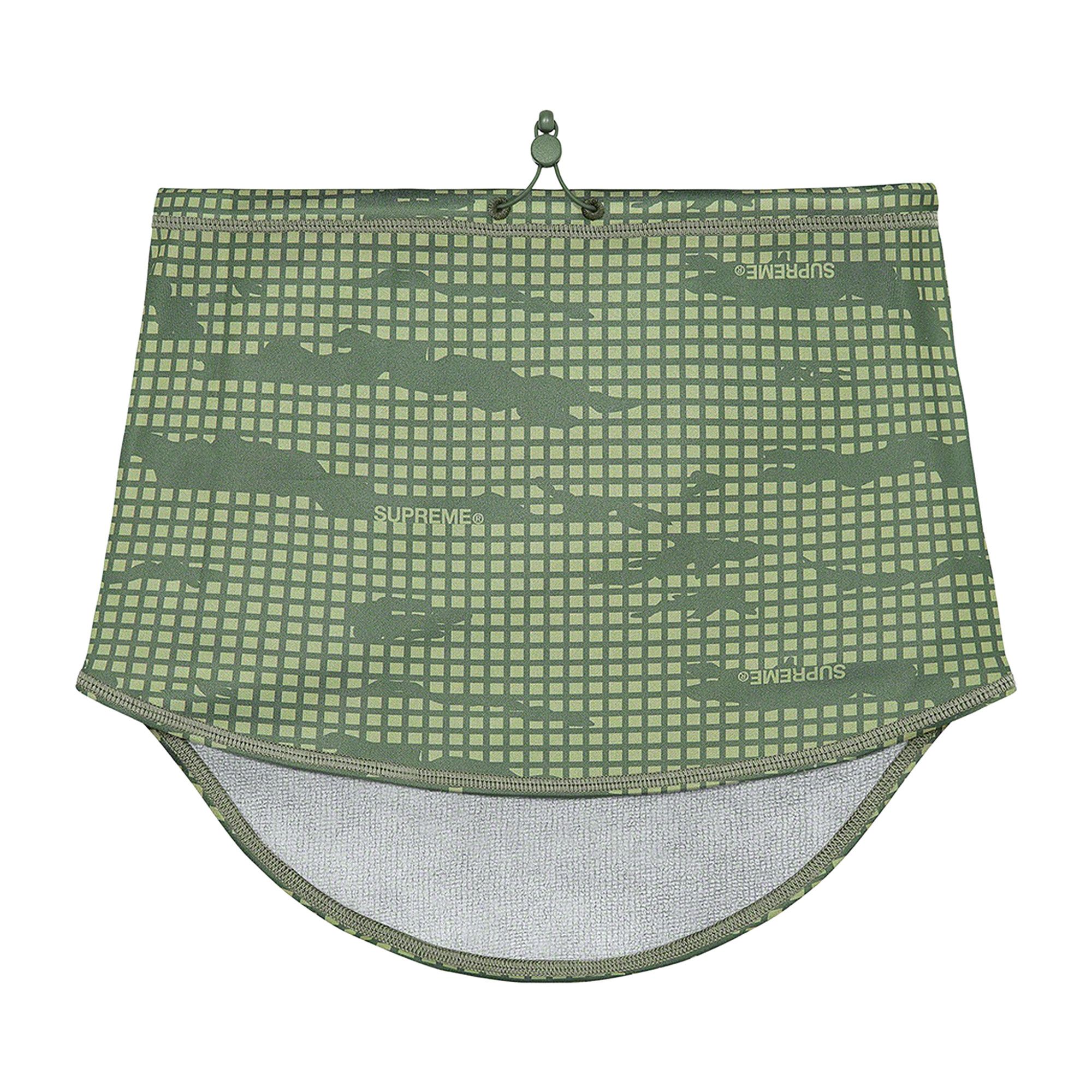Buy Supreme WINDSTOPPER Neck Gaiter 'Olive Grid Camo' - FW21A91