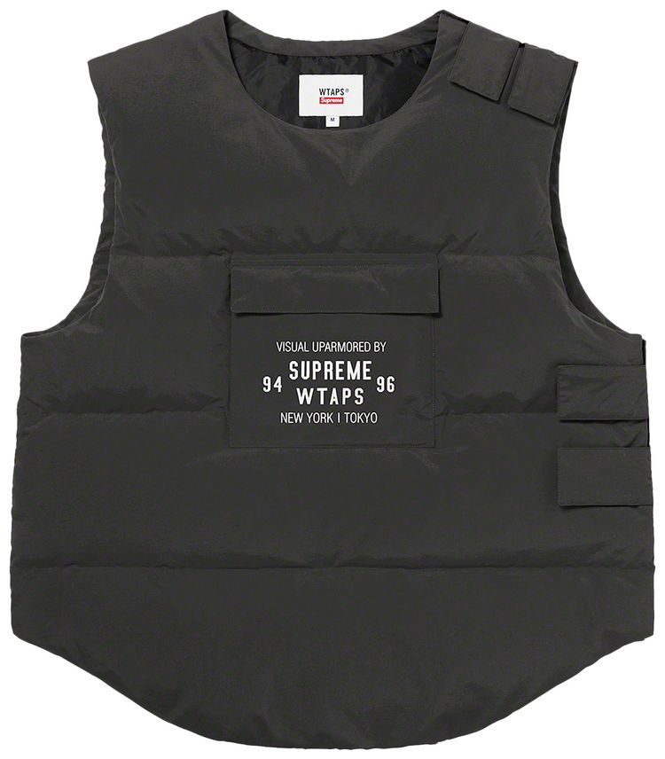Supreme x WTAPS Tactical Down Vest Black