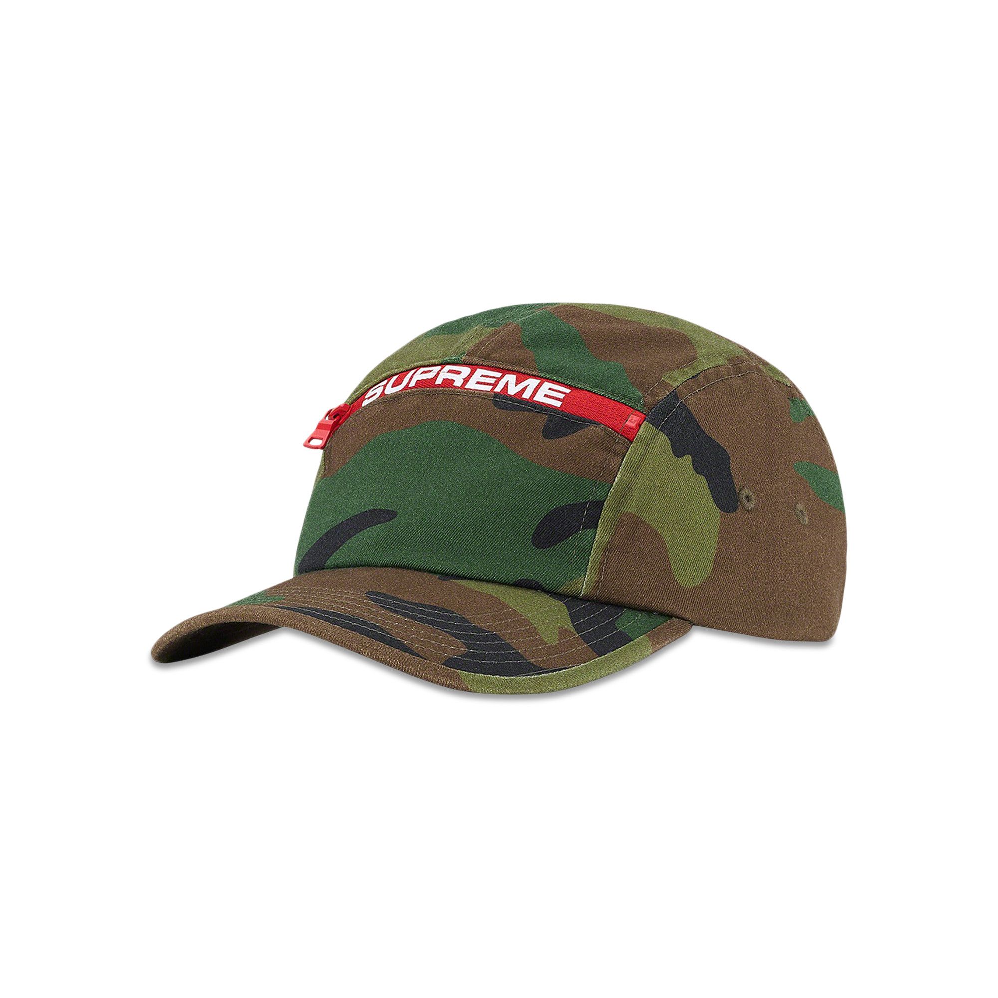 Buy Supreme Top Zip Camp Cap 'Woodland Camo' - FW21H87 WOODLAND