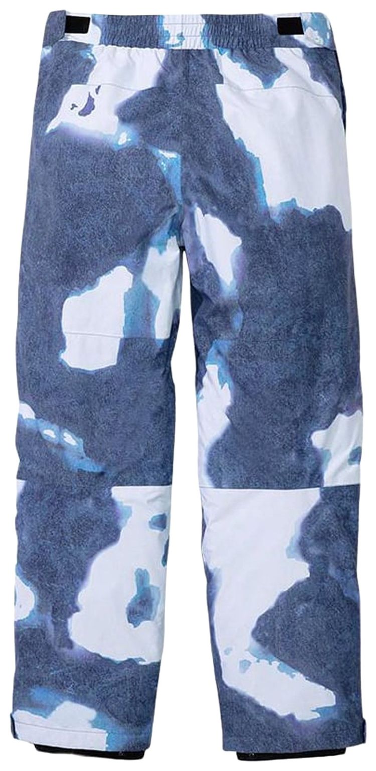 Supreme x The North Face Bleached Denim Print Mountain Pant Indigo