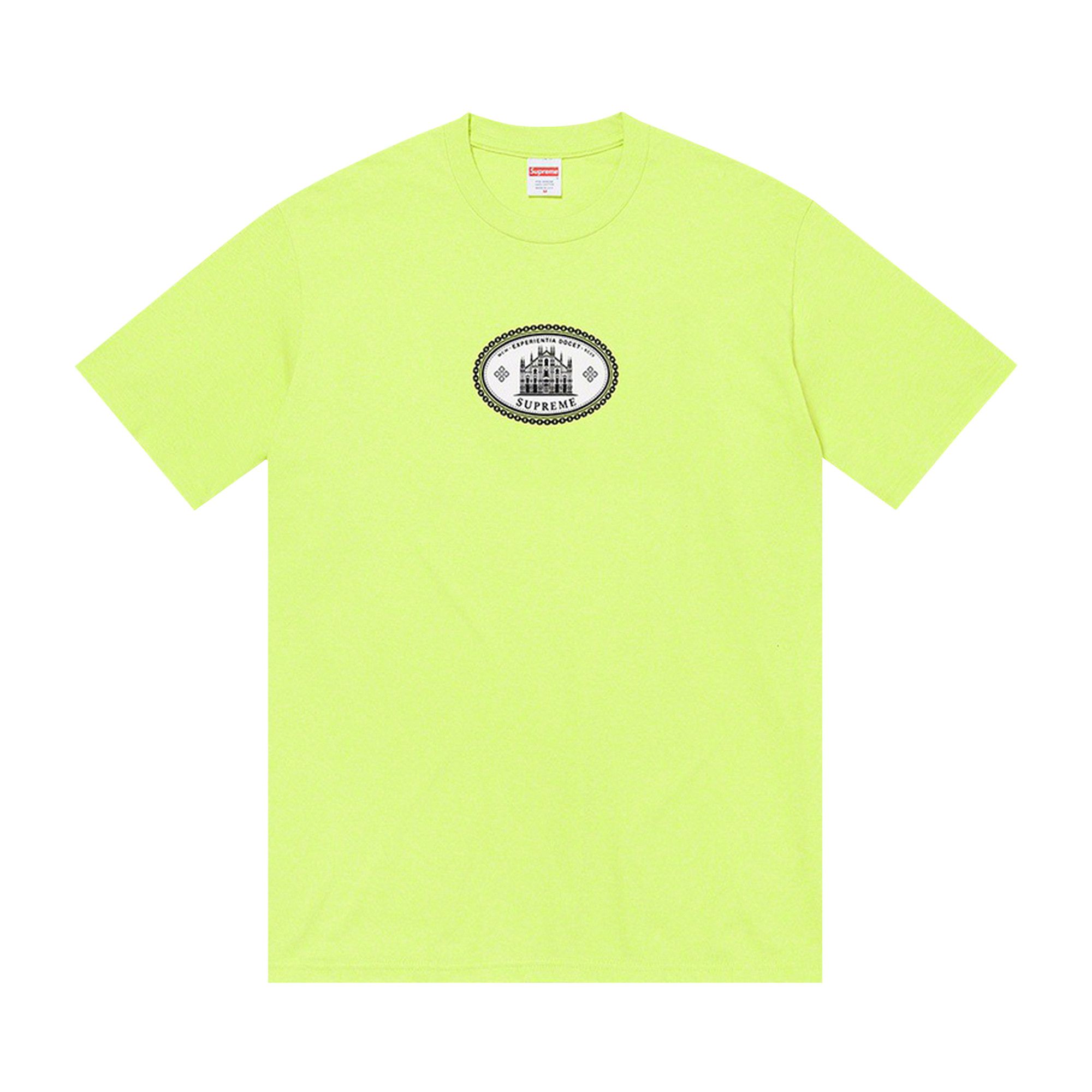 Buy Supreme Experientia Tee 'Neon Green' - FW21T59 NEON GREEN | GOAT