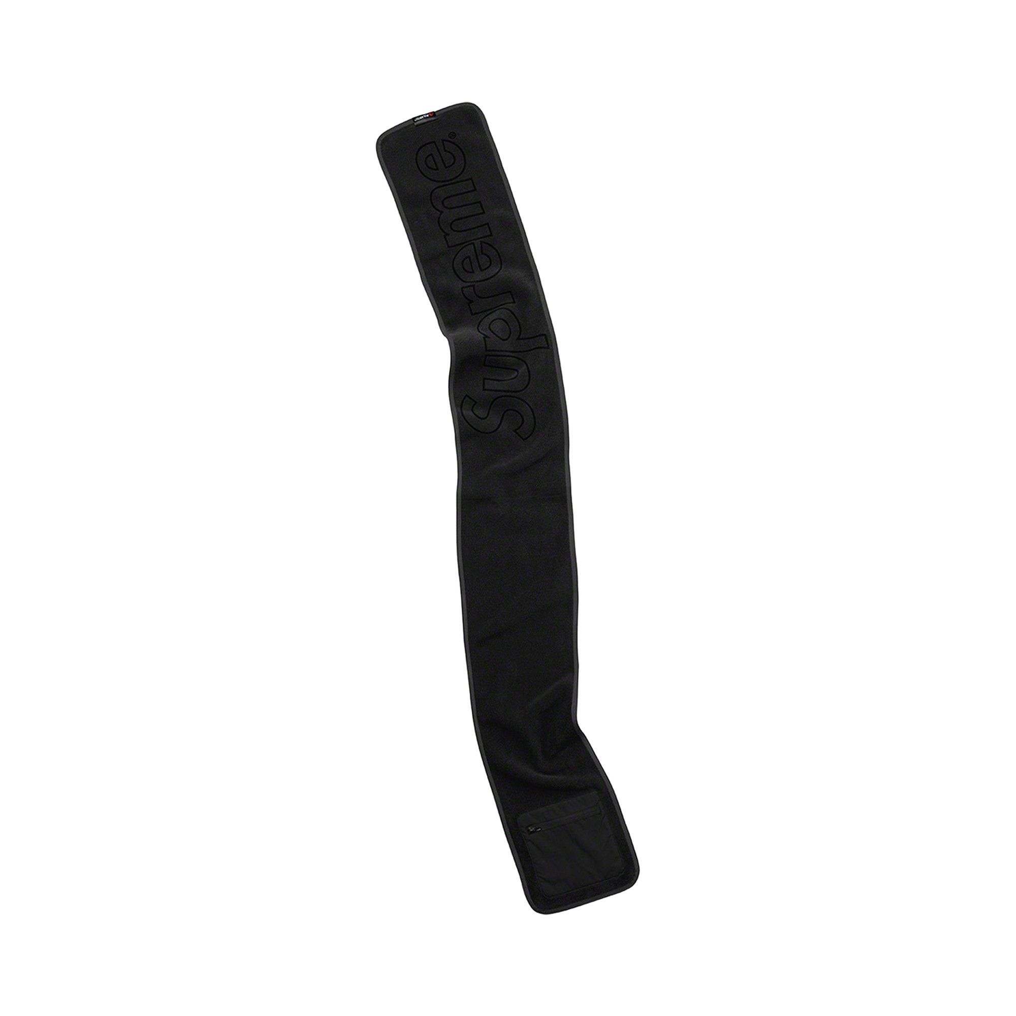 Supreme Polartec Pocket Scarf Black