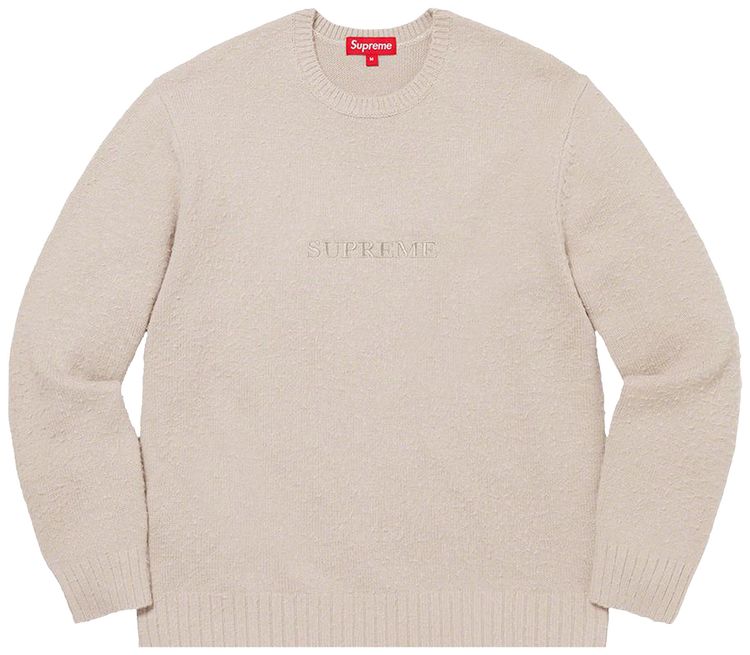 Supreme Pilled Sweater Light Brown