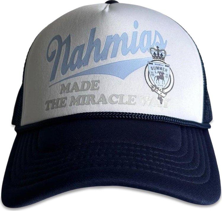 Nahmias Miracle Way Trucker Hat Navy