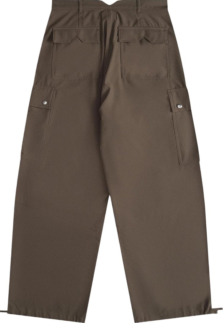 Rhude Seersucker Parachute Pant Olive