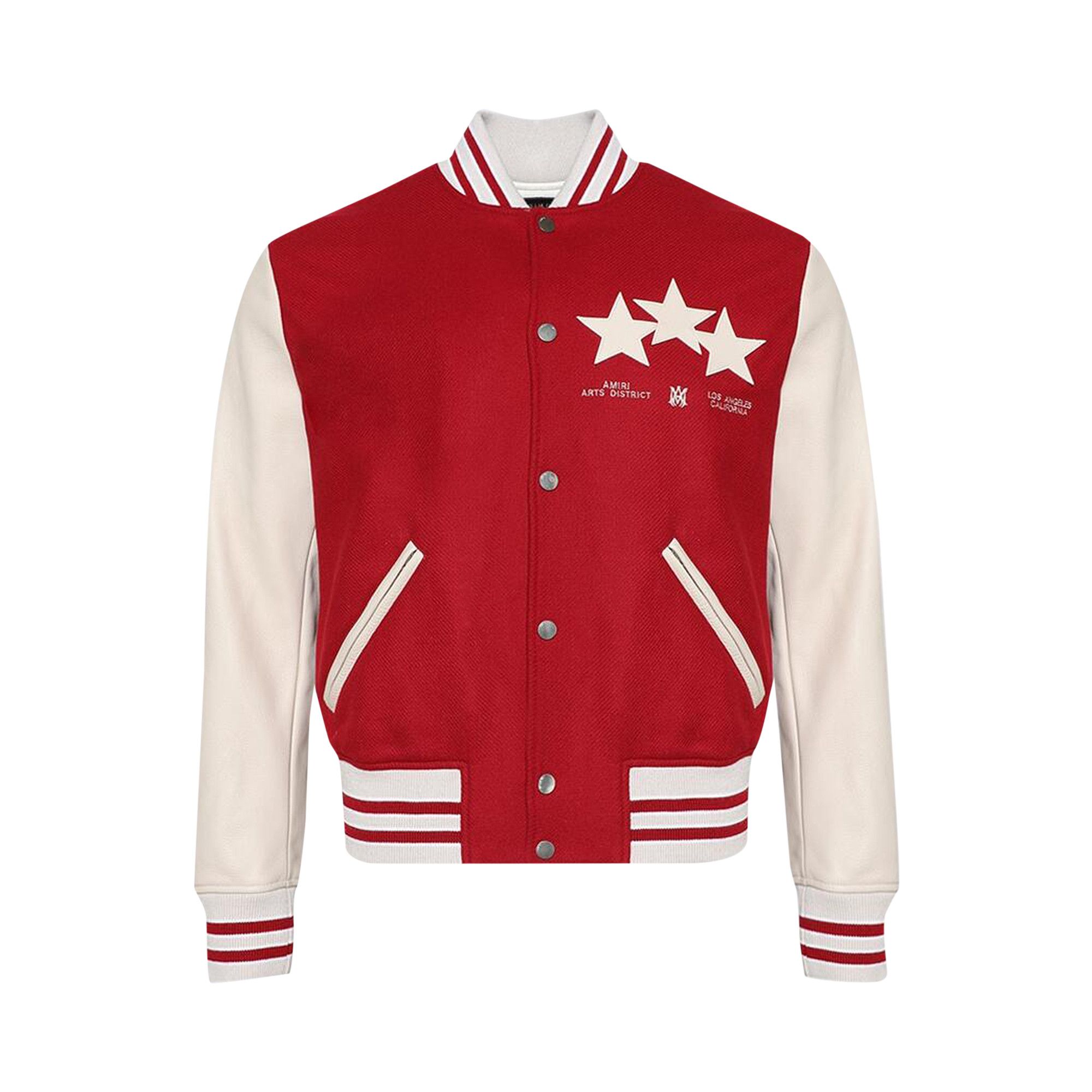 ブルゾン Amiri Stars Varsity Jacket Buy Amiri Stars Varsity Jacket 'Red' - AMOUBB1004 RED | GOAT
