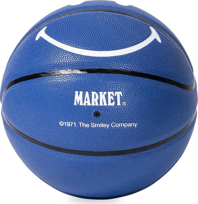 Market Smiley Basketball Blue