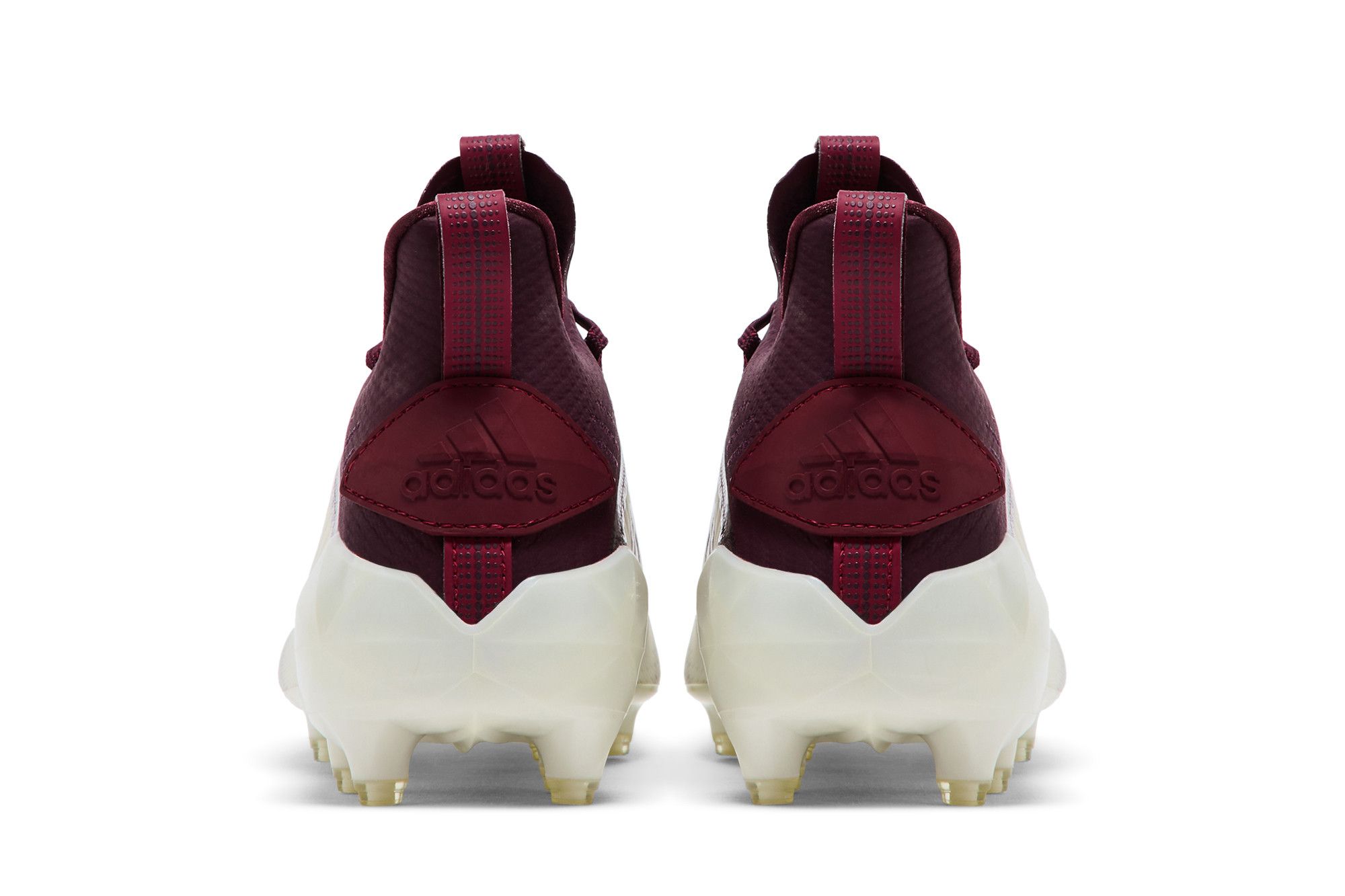 White and maroon cleats outlet