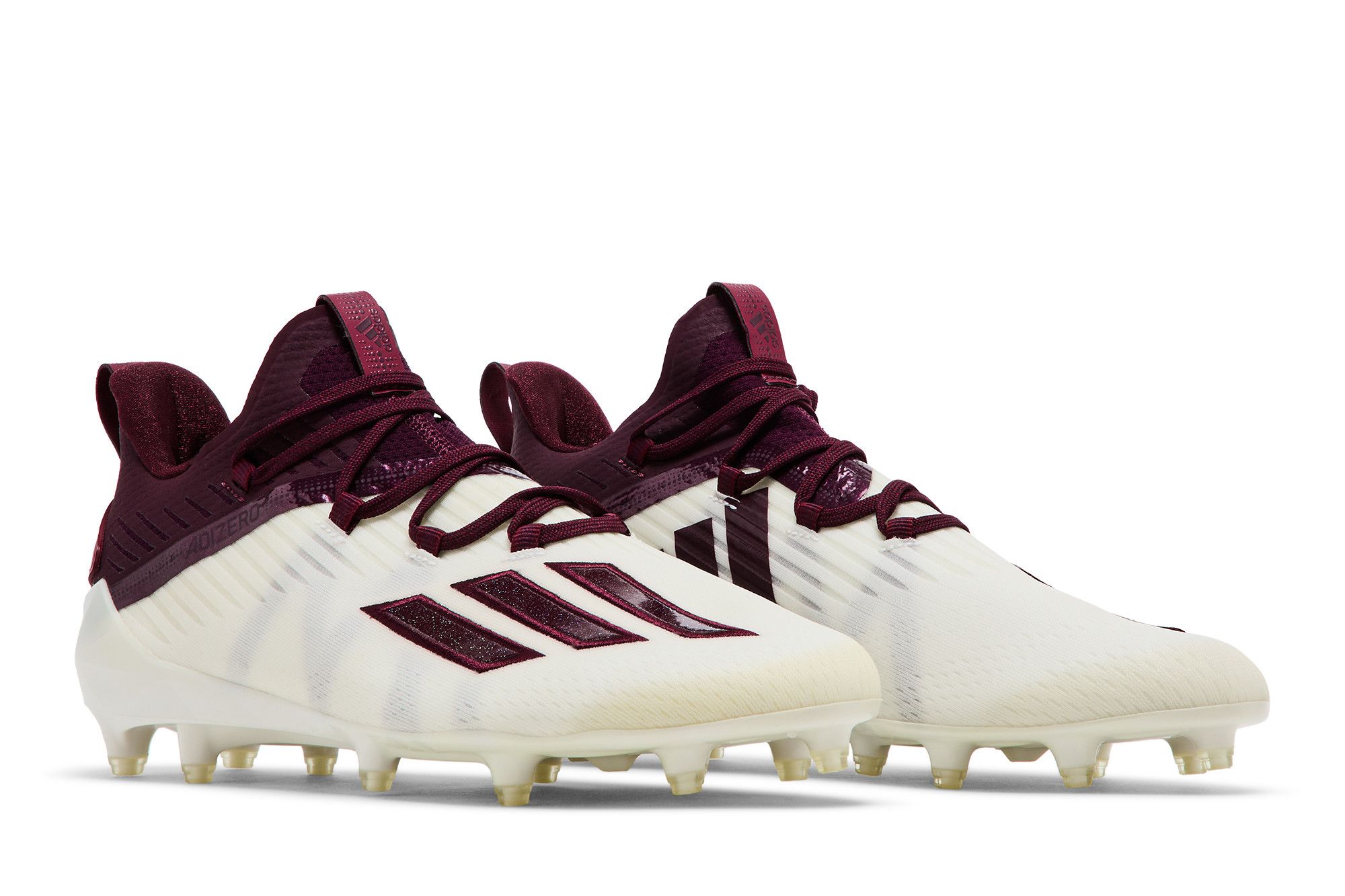 White and maroon cleats new arrivals