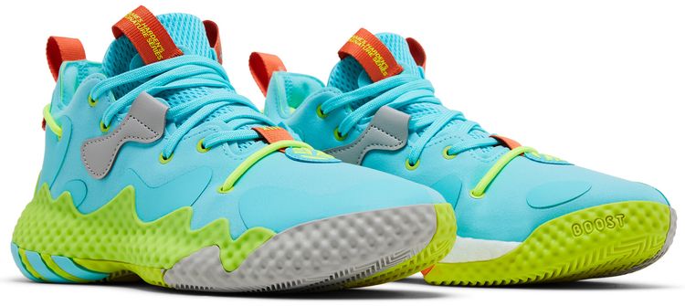 Adidas Harden Vol 6 J Pulse Aqua Solar Yellow