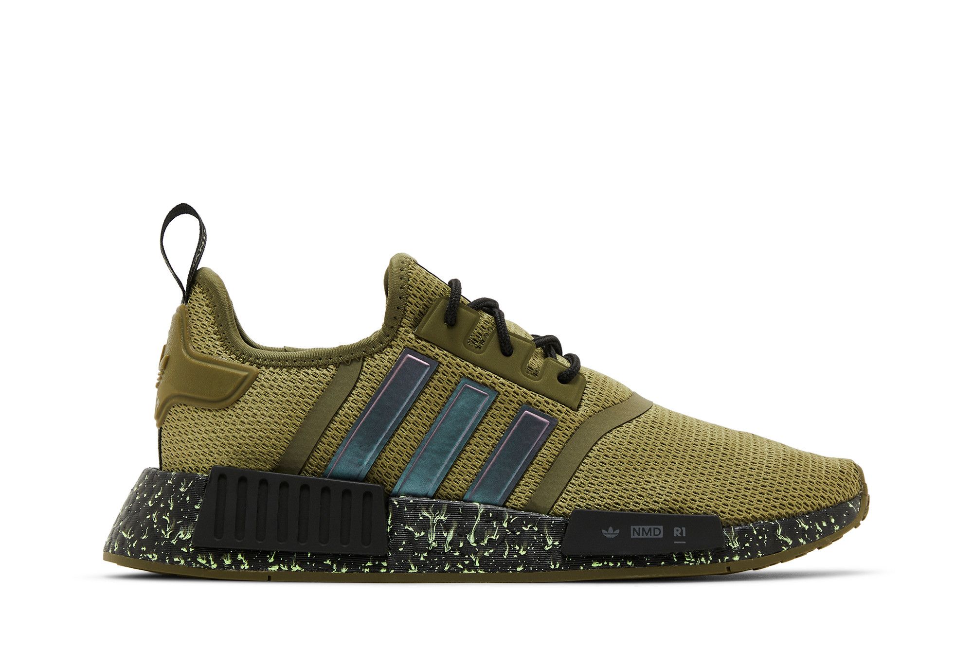 Size 5.5 NMD R1 Focus Olive Black