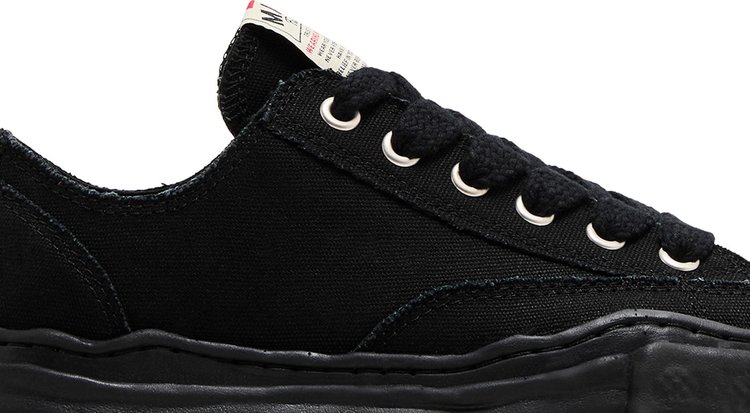 Maison Mihara Yasuhiro Peterson OG Sole Canvas Low Triple Black