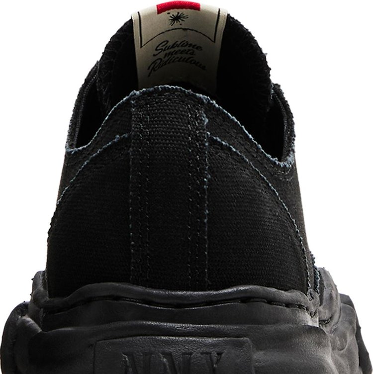 Maison Mihara Yasuhiro Peterson OG Sole Canvas Low Triple Black