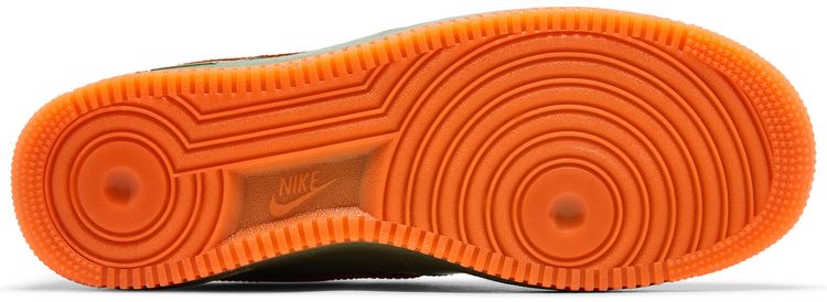 Nike Air Force 1 Low 07 Premium Oil Green Safety Orange