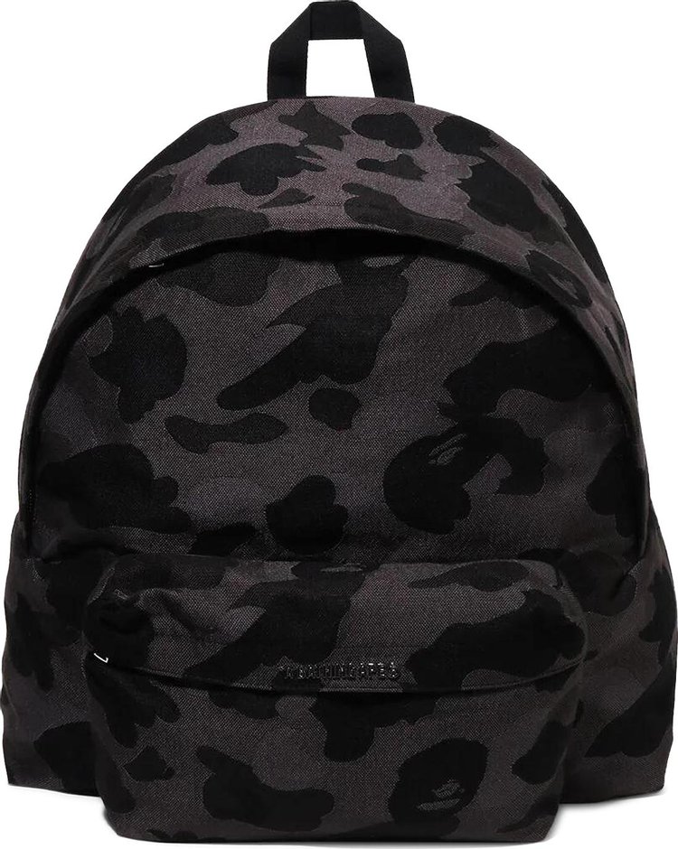 BAPE Solid Camo Jacquard Daypack Black