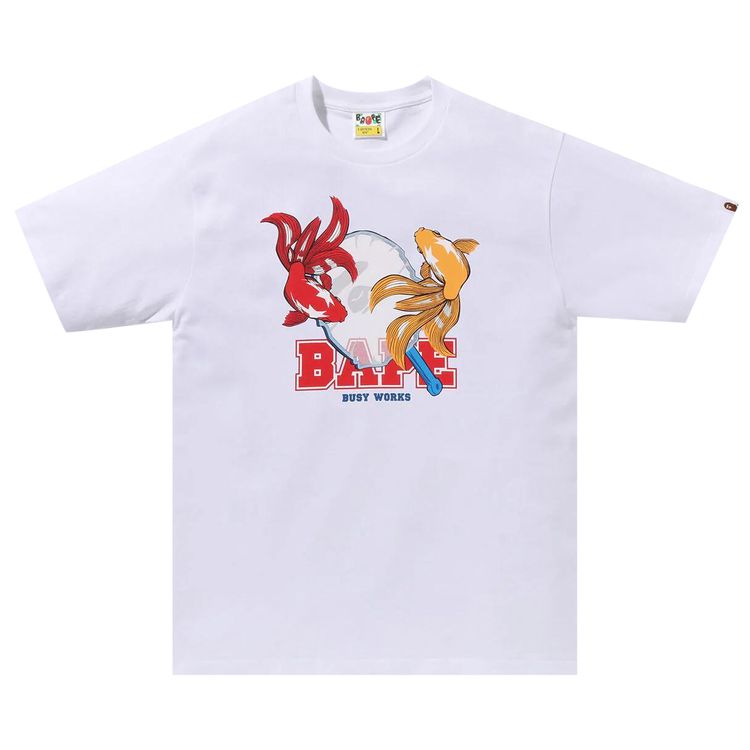 BAPE Goldfish Scooping Tee White