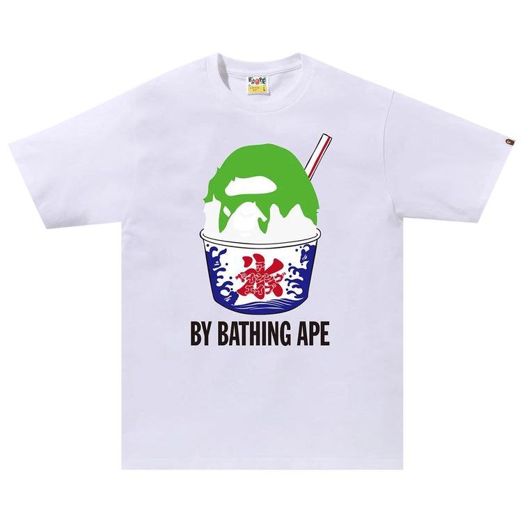 BAPE Shave Ice By Bathing Ape Tee White