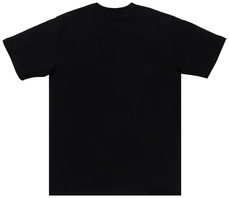 BAPE ABC Sea Surface Camo Pocket College Tee Black