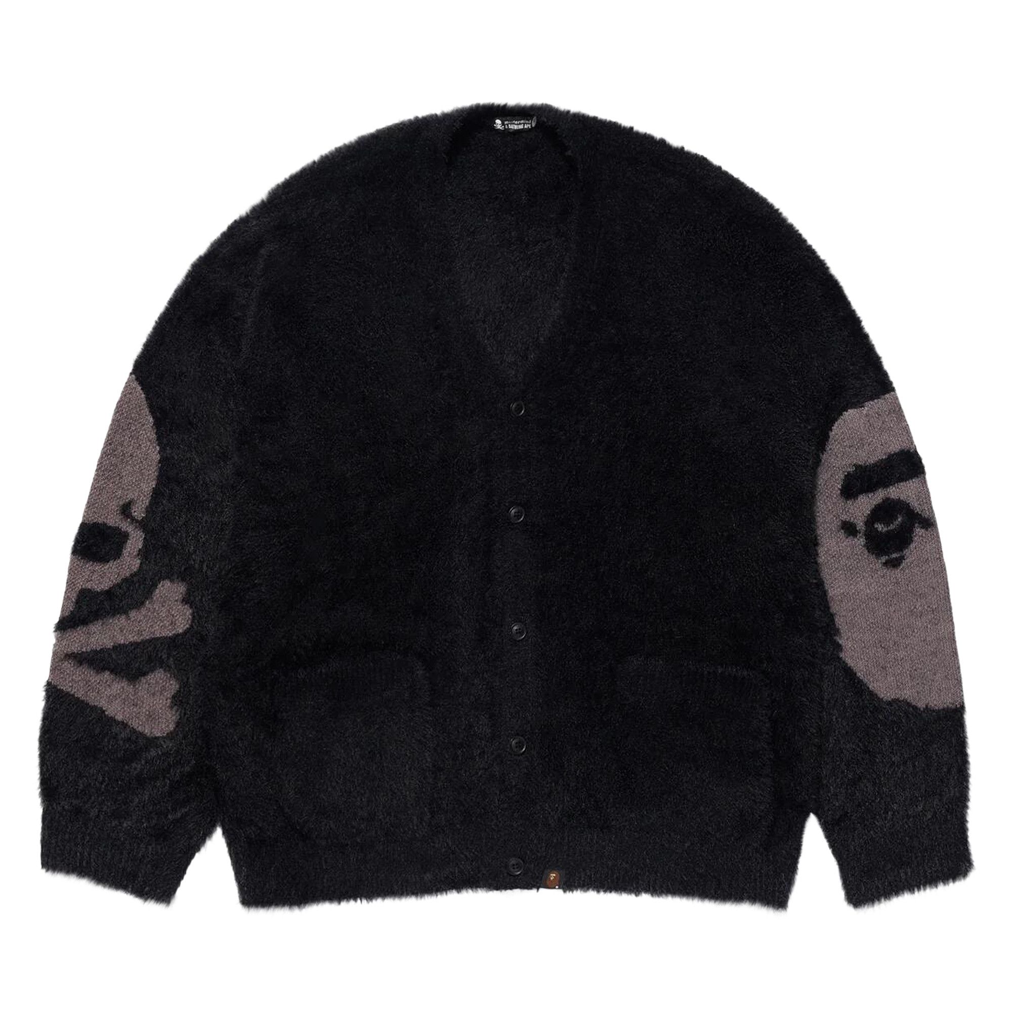 Buy BAPE x MMJ Knit Cardigan Black 1K23 120 901 BLACK GOAT CA