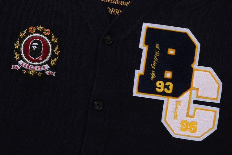 BAPE x Concepts Cardigan Navy