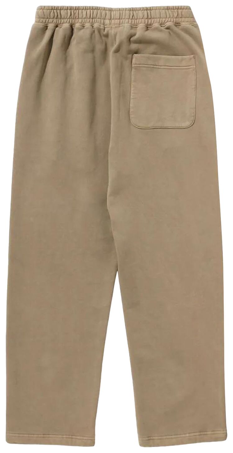 BAPE Bathing Ape Logo Relaxed Fit Sweatpants Beige