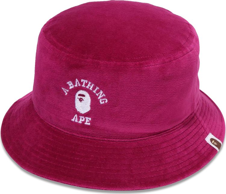 BAPE One Point Bucket Hat Purple