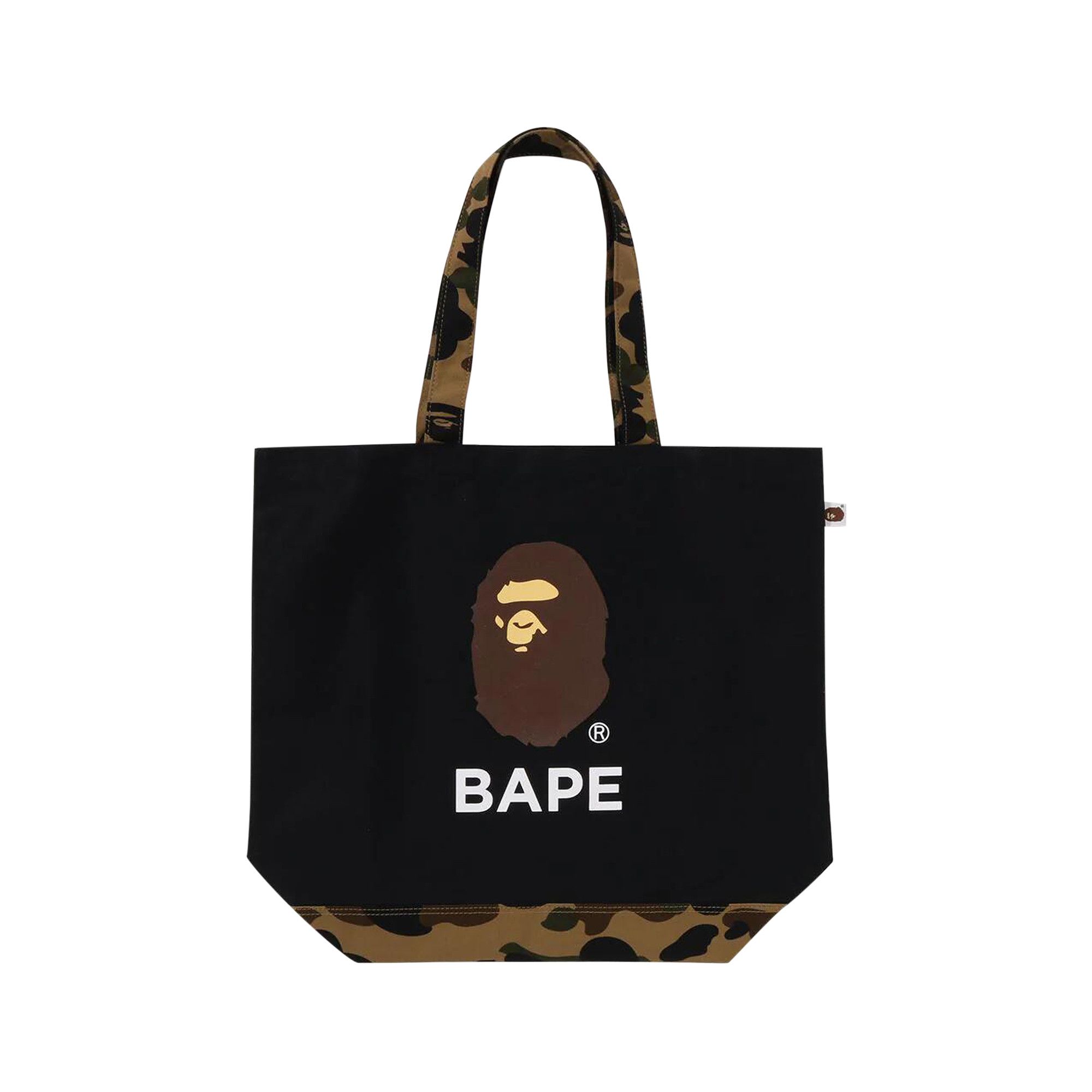 Buy BAPE 1st Camo Ape Head Tote Bag Black 1K80 189 009 BLACK GOAT CA