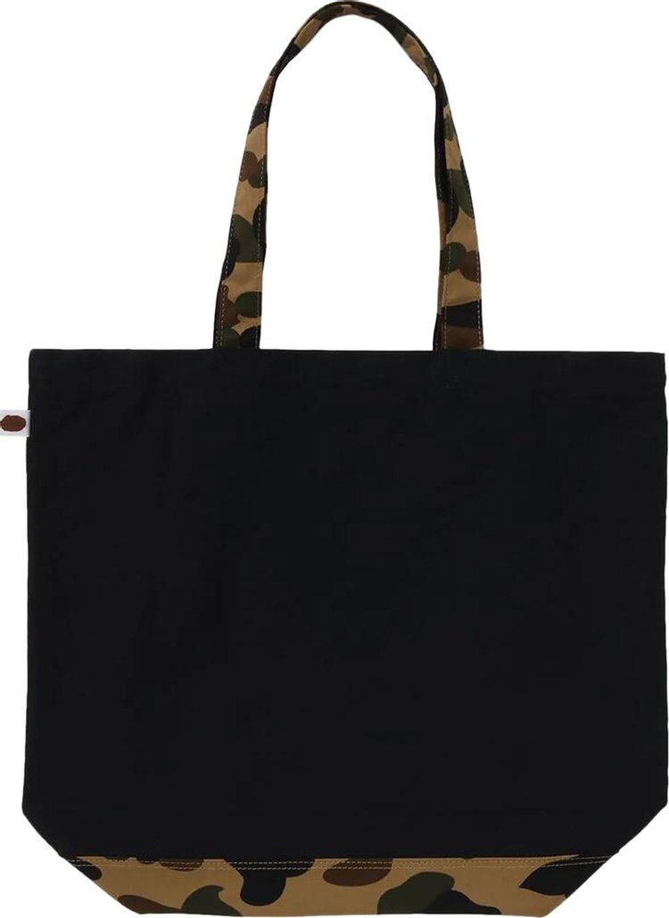 BAPE 1st Camo Ape Head Tote Bag Black