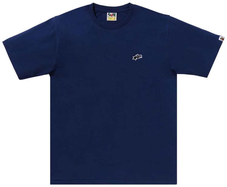 BAPE Sta One Point Tee Navy