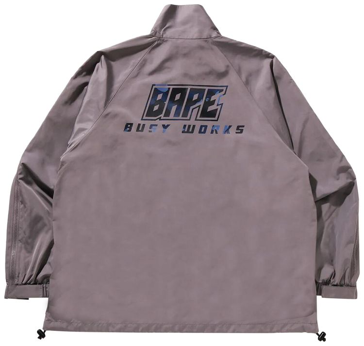 BAPE Color Camo Deformation Relaxed Fit Track Jacket Grey
