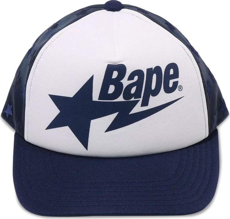 BAPE Sta Mesh Cap Navy