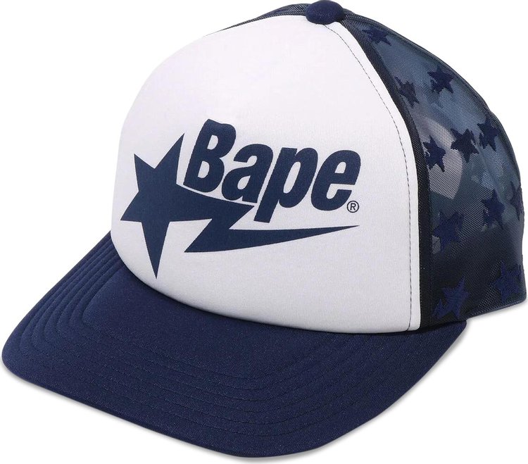 BAPE Sta Mesh Cap Navy