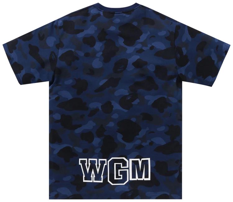 BAPE Color Camo Shark Tee Navy