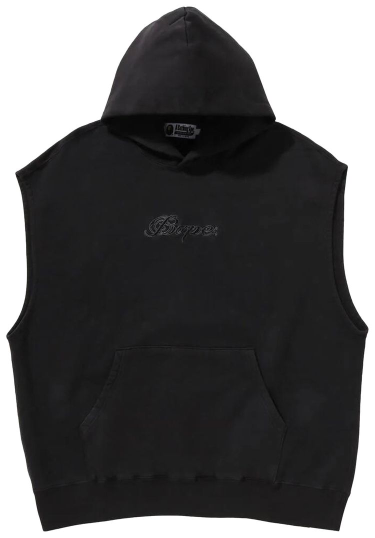 Buy BAPE Garment Dyed Sleeveless Hoodie 