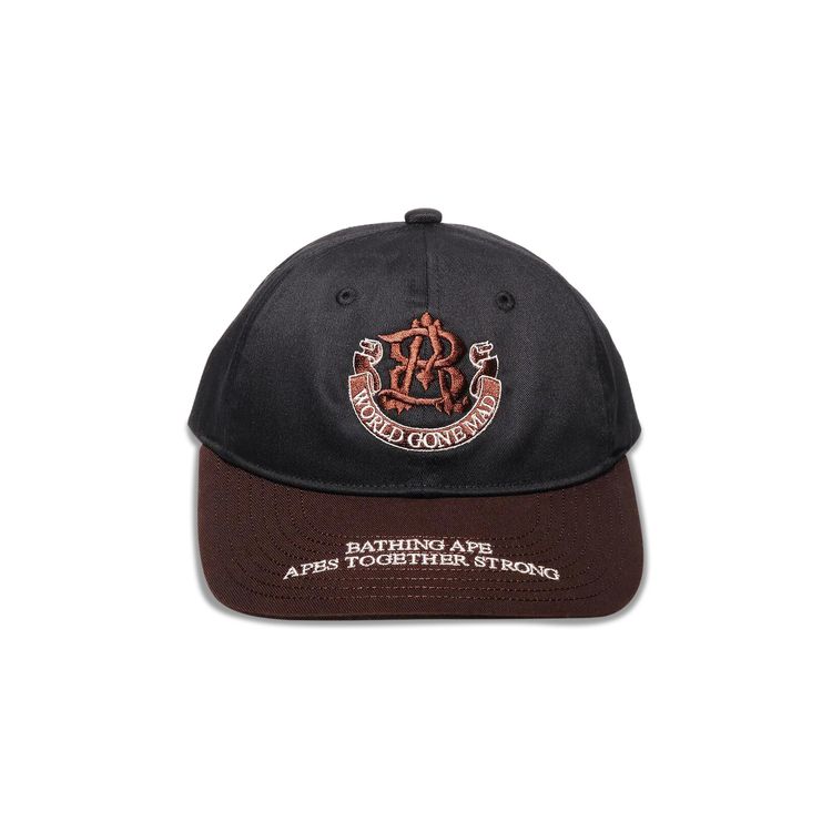 Buy BAPE Contrast Panel College Cap 'Black' - 1K80 180 302 BLACK | GOAT