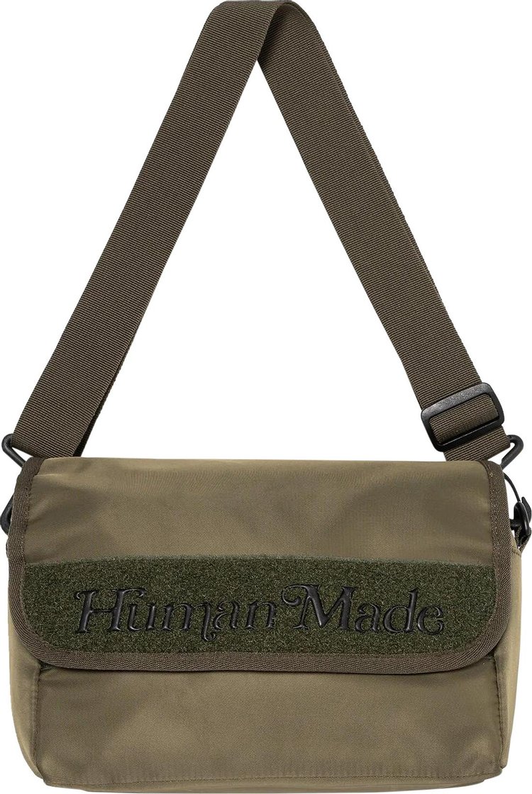 Human Made Large Shoulder Bag Olive Drab