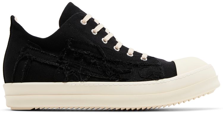 Rick Owens EDFU DRKSHDW Slashed Low Black Milk