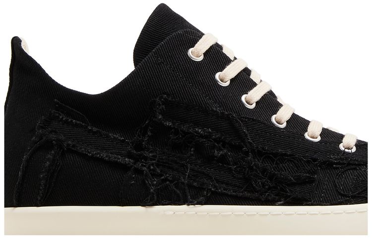 Rick Owens EDFU DRKSHDW Slashed Low Black Milk