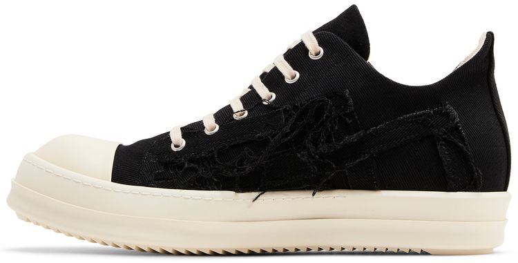 Rick Owens EDFU DRKSHDW Slashed Low Black Milk
