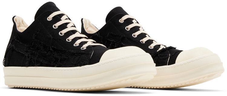 Rick Owens EDFU DRKSHDW Slashed Low Black Milk