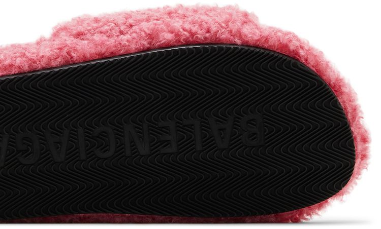Balenciaga Wmns Furry Slides Sweet Pink