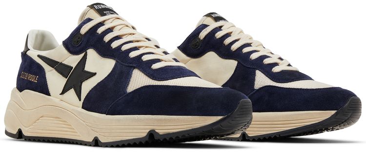 Golden Goose Running Sole Blue White
