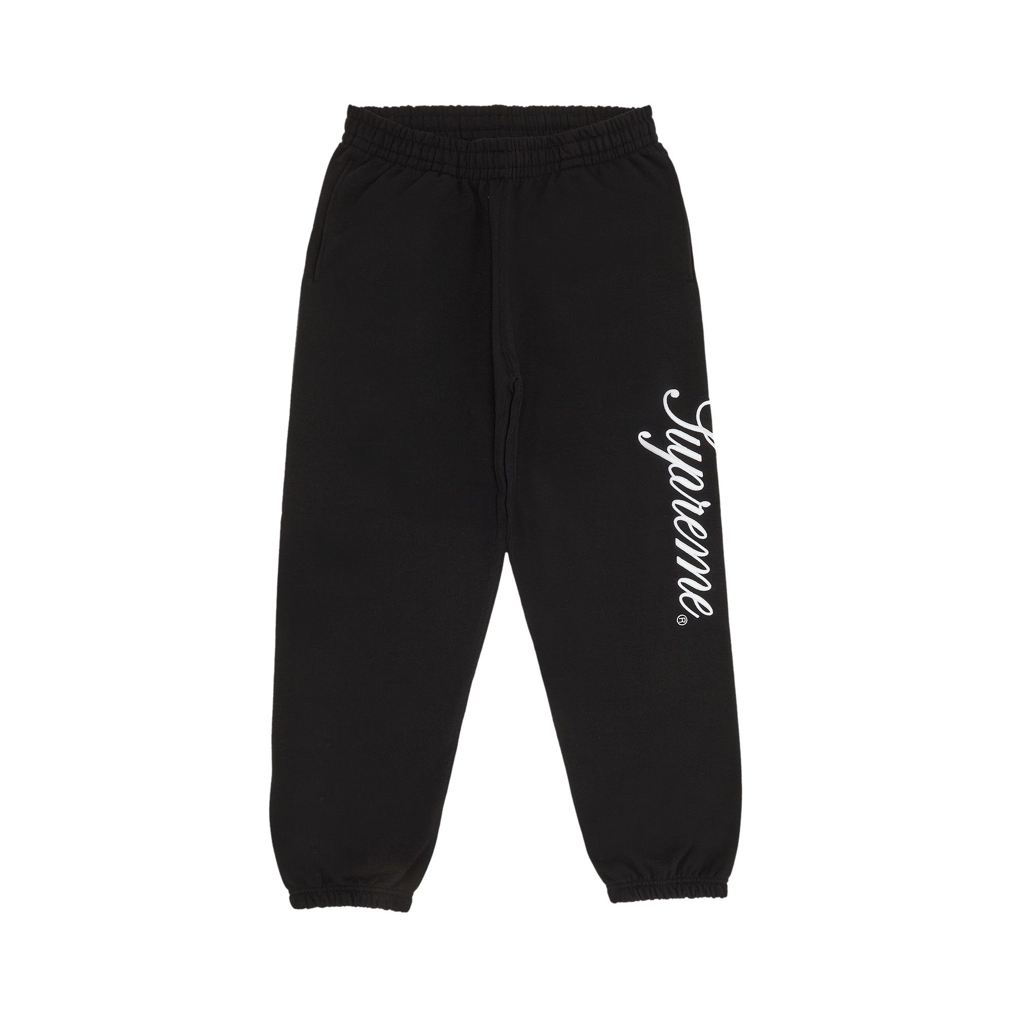Buy Supreme Embroidered Script Sweatpant Black FW24P72 BLACK GOAT CA